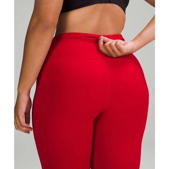 NWOT Lululemon Swift Speed High-Rise Tight 28" in Dark Red Size 18 - Picture 3 of 10